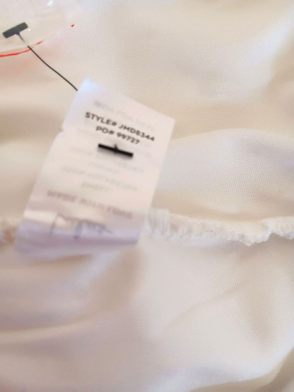 Lulus White Crochet Floral Lace Open Back Mini Dress Cap Sleeve Bridal Size M - Picture 11 of 11